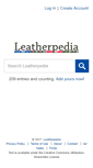 Mobile Screenshot of leatherpedia.org